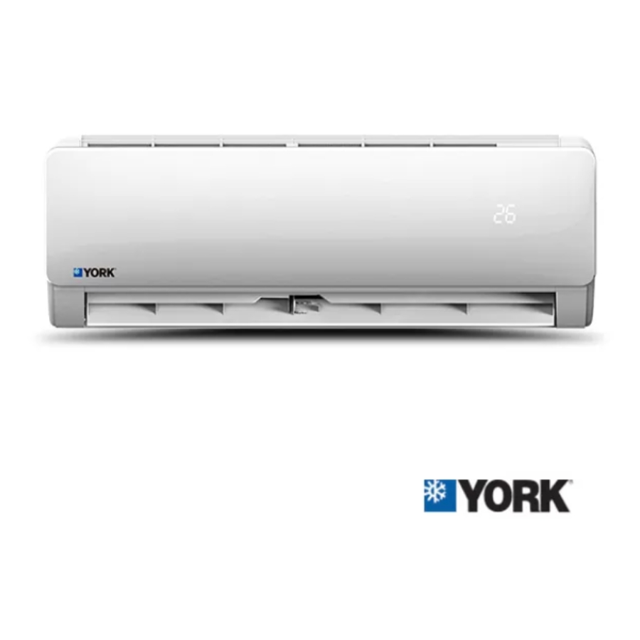 Split Pared Inverter Frio Calor - YORK – R410  12.000 – 18.000 – 24.000 BTU
